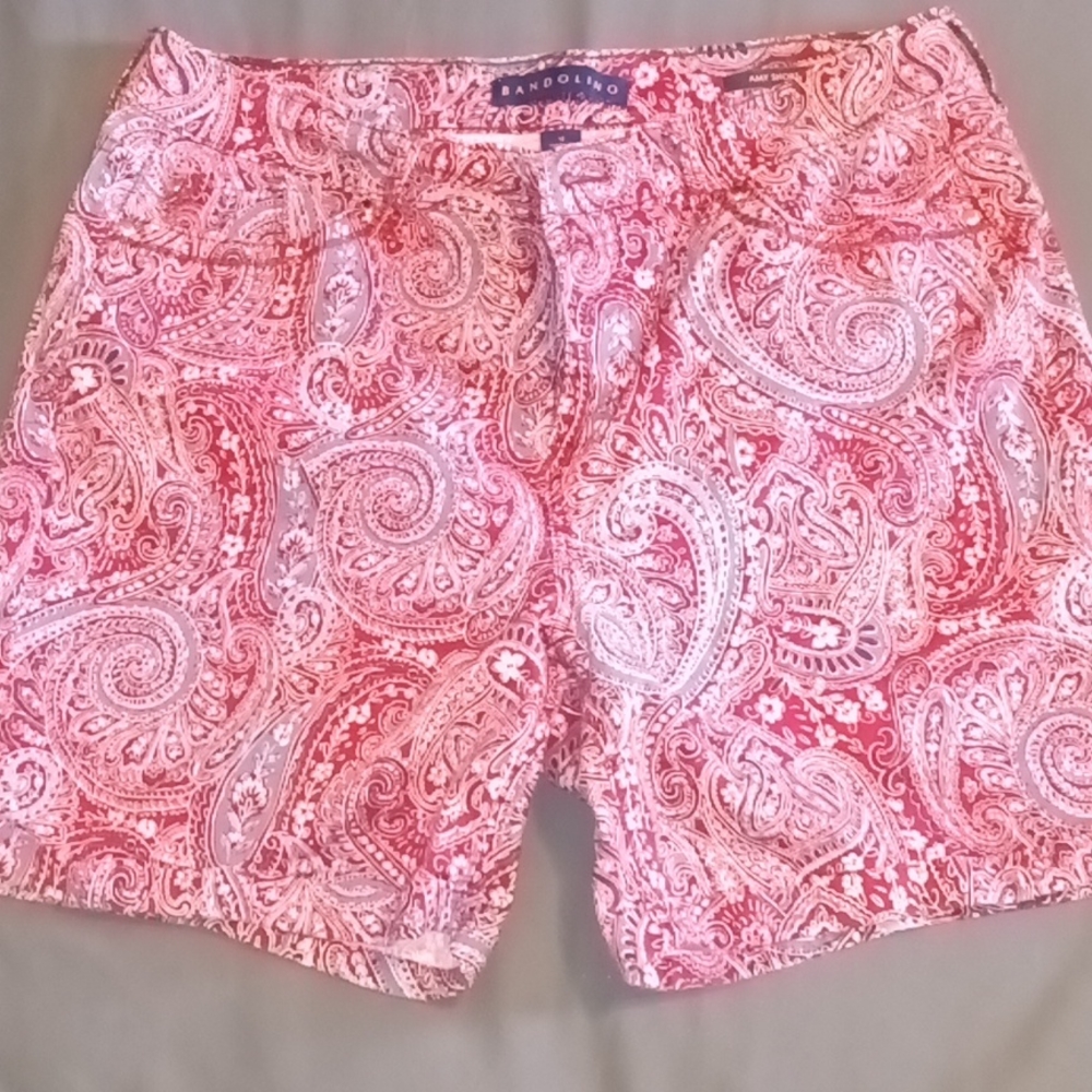 Bandolino red Paisley shorts